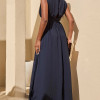 VESTIDO ESMERALDA LONGO FESTA - AZUL MARINHO