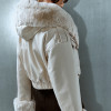 CASACO NICKY COURINO PELO REMOVÍVEL - OFF WHITE