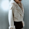 CASACO NICKY COURINO PELO REMOVÍVEL - OFF WHITE
