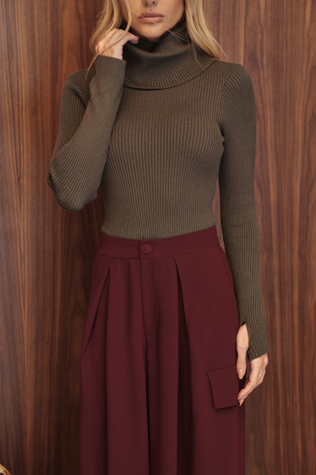 BLUSA LUDMILLA MODAL DEDINHO GOLA - VERDE MUSGO