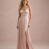 VESTIDO DE FESTA T.Q.C CORSET COM FAIXA LAÇO IVANA - ROSA
