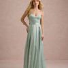 VESTIDO DE FESTA T.Q.C CORSET COM FAIXA LAÇO IVANA - VERDE MENTA