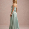 VESTIDO DE FESTA T.Q.C CORSET COM FAIXA LAÇO IVANA - VERDE MENTA