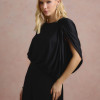 VESTIDO DE FESTA FILIPINAS JERSEY - PRETO