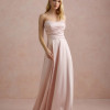 VESTIDO DE FESTA BRENDA T.Q.C LONGO FENDA - ROSA