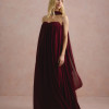 VESTIDO LONGO FIORELLA FAIXA CHOKER - VINHO