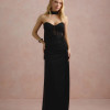 VESTIDO DE FESTA LUNA TULE LUREX CHOKER - PRETO