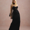 VESTIDO DE FESTA LUNA TULE LUREX CHOKER - PRETO