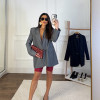 BLAZER TATI ALFAIATARIA RISCA WILDNESSE - CINZA