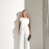 CONJUNTO VERONA BLUSA E PANTALONA ALFAITARIA - OFF WHITE