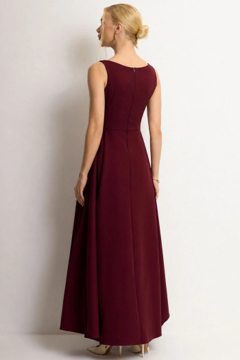 VESTIDO ELIZA LONGO MILANO - VINHO