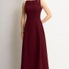 VESTIDO ELIZA LONGO MILANO - VINHO