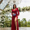 VESTIDO GERMANY LUREX - MARSALA