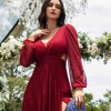 VESTIDO GERMANY LUREX - MARSALA