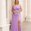 VESTIDO OMBRO A OMBRO PLUS SIZE LOUVRE - LAVANDA