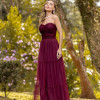 VESTIDO VIVIAN TULE MULTIFORMAS - MARSALA