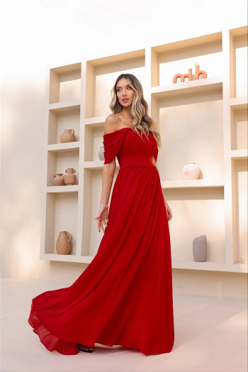 VESTIDO LARA LONGO CIGANINHA - VERMELHO