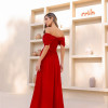 VESTIDO LARA LONGO CIGANINHA - VERMELHO