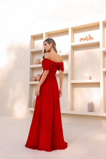 VESTIDO LARA LONGO CIGANINHA - VERMELHO