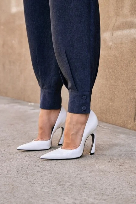 CALÇA BÉLGICA CENOURA ALFAITARIA - AZUL MARINHO