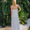 VESTIDO LONGO T.Q.C. COM MACAQUINHO - OFF WHITE