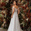 VESTIDO DOMINIQUE TULE BORDADO OMBRO A OMBRO NOIVINHAS - BRANCO