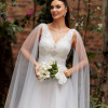 VESTIDO GABRIELLE TULE BORDADO NOIVINHAS - BRANCO