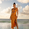 CONJUNTO BODY COM PAREÔ LARANJA - MALDIVAS