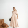 VESTIDO GLÁUCIA UM OMBRO COM LAÇO - ROSÉ