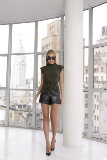BLUSA RAFA BARRA TORCIDA - VERDE MILITAR