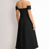 VESTIDO MIDI MORGANA - PRETO