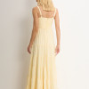 VESTIDO MAISA LONGO CHIFFON - AMARELO