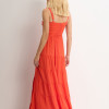 VESTIDO MAISA LONGO CHIFFON - LARANJA