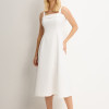 VESTIDO TEODORA COM ALÇA E BOLSOS - OFF WHITE