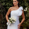 VESTIDO PATRICIA MIDI ZIBELINE UM OMBRO - OFF WHITE