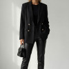 BLAZER LETICIA ALFAIATARIA FINESSE - PRETO