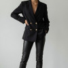 BLAZER LETICIA ALFAIATARIA FINESSE - PRETO