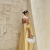 VESTIDO CURTO MULET CIGANINHA JORDANA - MOSTARDA