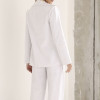 CONJUNTO FILIPA BLAZER E CALÇA LINHO - BRANCO
