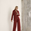 CONJUNTO FILIPA BLAZER E CALÇA LINHO - MARSALA
