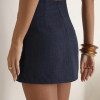 SHORT SAIA ALFAIATARIA GABY - AZUL MARINHO