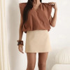 SHORT SAIA ALFAIATARIA GABY - AREIA