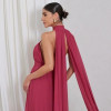 VESTIDO DE FESTA LONGO COM CALDA GISELE - GOIABA