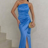 VESTIDO DE FESTA MILÃO T.Q.C. - AZUL SERENITY