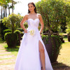 VESTIDO DE FESTA MELBOURNE T.Q.C ZIBELINE NOIVINHAS - OFF WHITE
