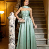 VESTIDO DE FESTA CAMILLE TAFETÁ CHOKER - VERDE MENTA