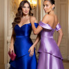 VESTIDO VITÓRIA ZIBELINE OMBRO A OMBRO - LAVANDA