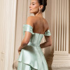 VESTIDO VITÓRIA ZIBELINE OMBRO A OMBRO - VERDE MENTA