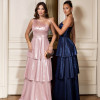 VESTIDO LUXUS DIAMOND UM OMBRO - ROSÉ