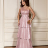 VESTIDO LUXUS DIAMOND UM OMBRO - ROSÉ